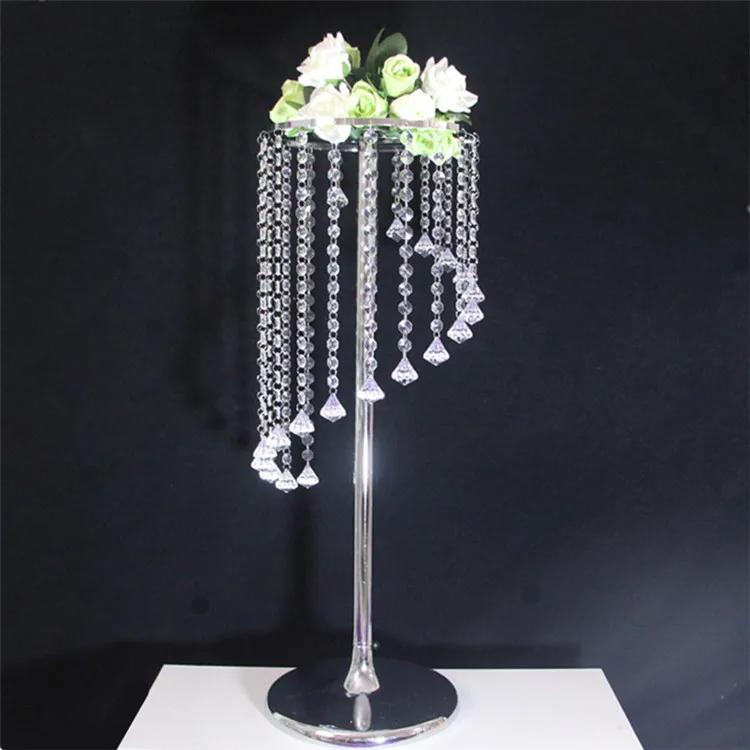 New crystal Road, rotating bead curtain, ornamental flower rack