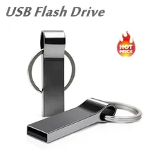 Мини-ключ USB флэш-накопитель 128 Гб 64 ГБ 32 ГБ оперативной памяти, 16 Гб встроенной памяти, 8 Гб металлический флэш-накопитель флешки 128 64 Гб 32 16 8 ГБ USB флэш-память cle USB флеш-накопитель