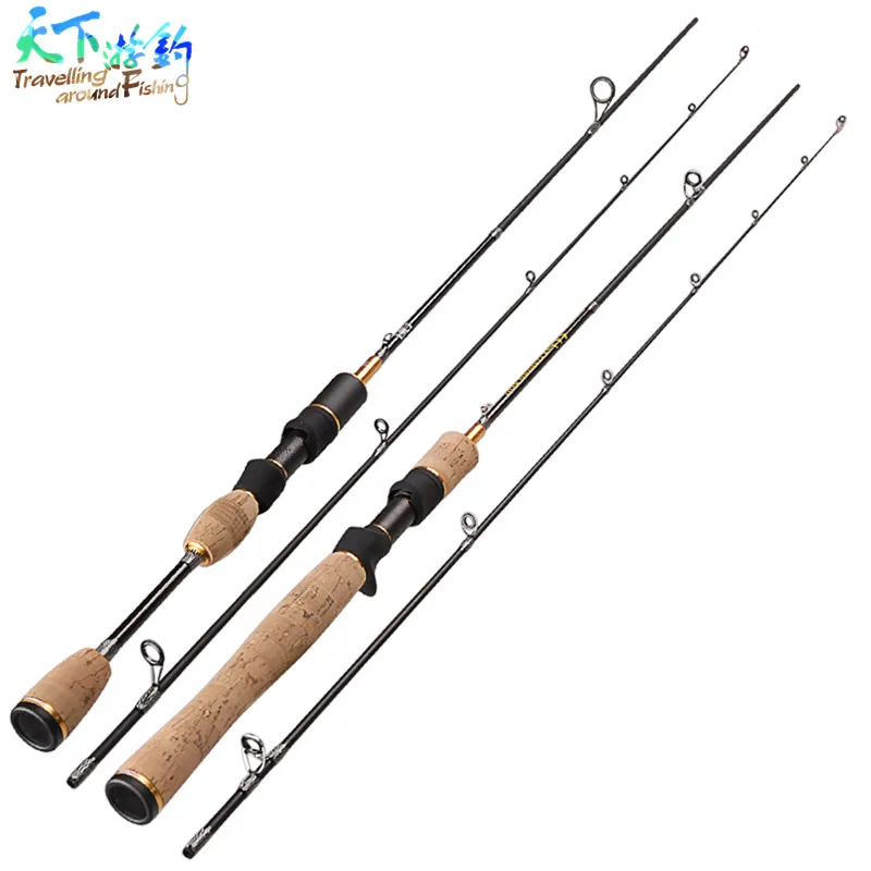 

1.8m Power:UL 2 Tips Spinning/Baitcasting Rod Lure Weight 0.8-5g Vara De Pescar Fishing Rods Canne A Peche Winter Fishing Feeder