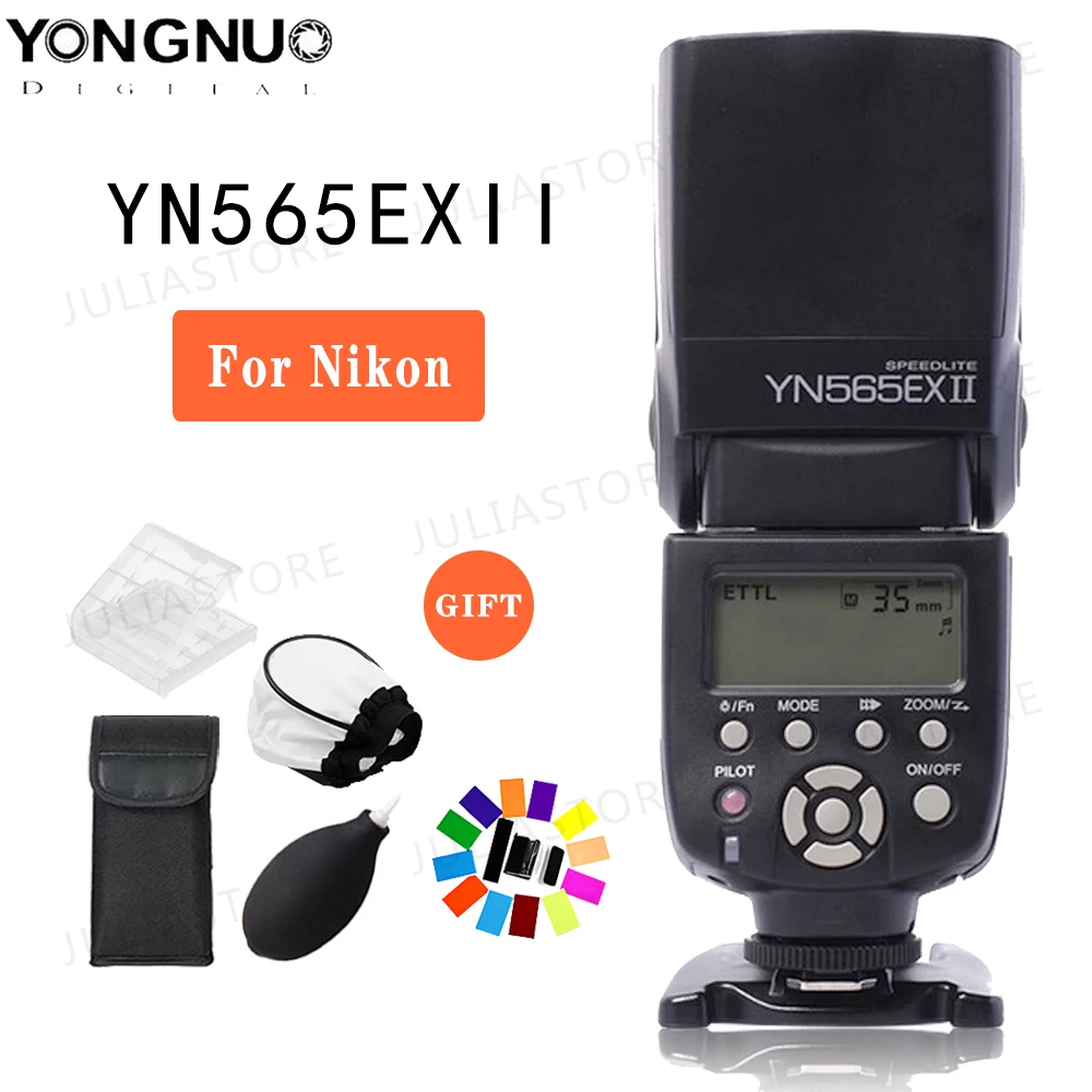 

Yongnuo YN-565Ex for Nikon YN565EX YN-565 EX ITTL I-TTL Flash Speedlight Speedlite D7100 D3300 D7200 D5200 D7000 D800 D750 D90
