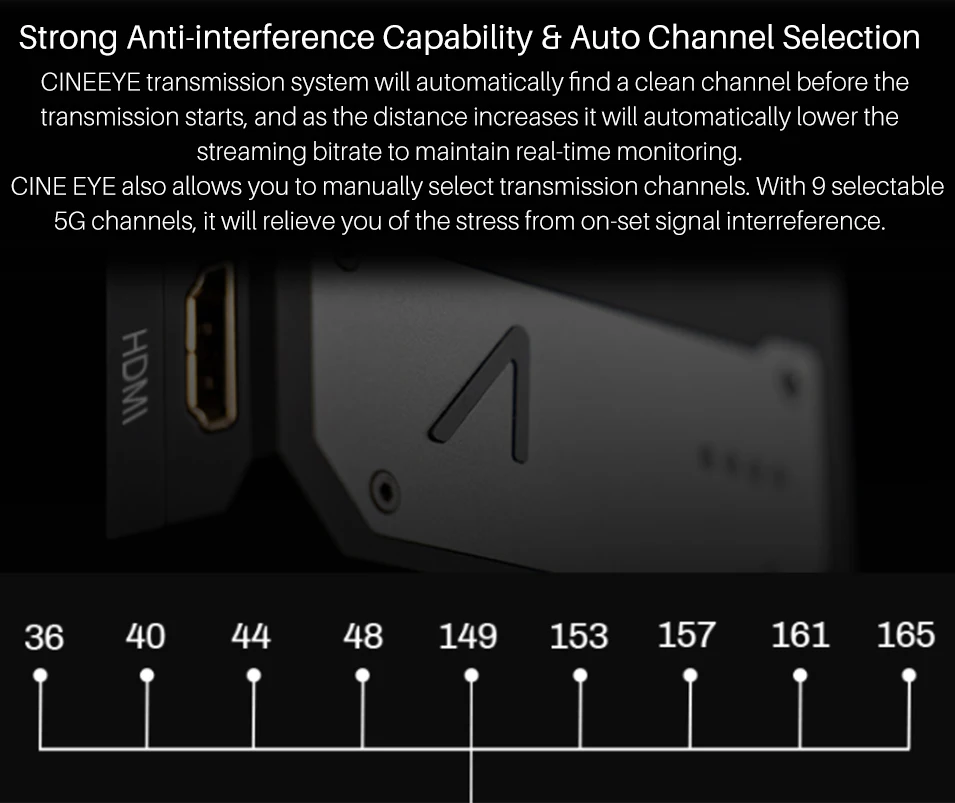 Accsoon CineEye Беспроводной передачи изображения Системы устройство Беспроводной 5G HDMI HD видео передатчик для IOS iPhone iPad Andriod