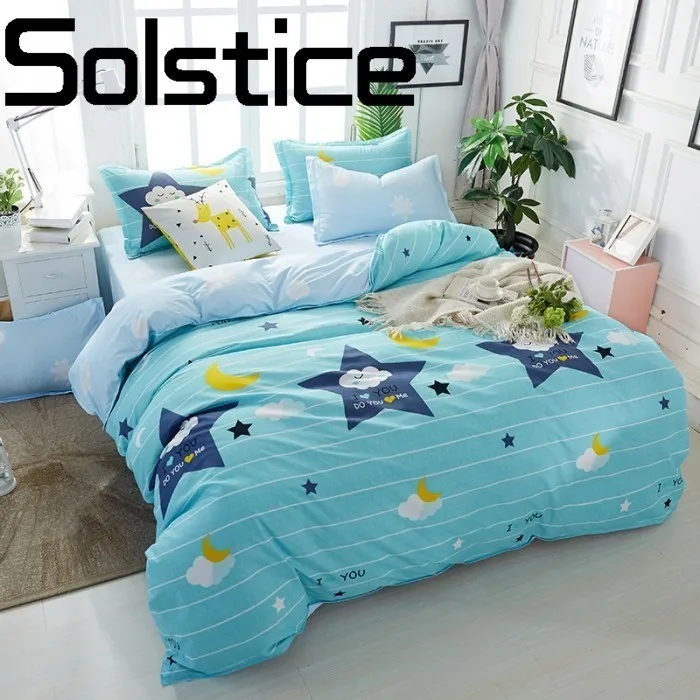 

Solstice Home Textile Dry and comfortable and active printing scenery 3/4pcs bedding Bed linen Quilt cover Pillowcase 30