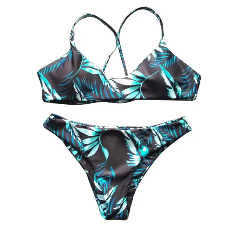 

Women Swimsuits Set Printed Sling Bikine Panties Swimsuits for Summer YS-BUY