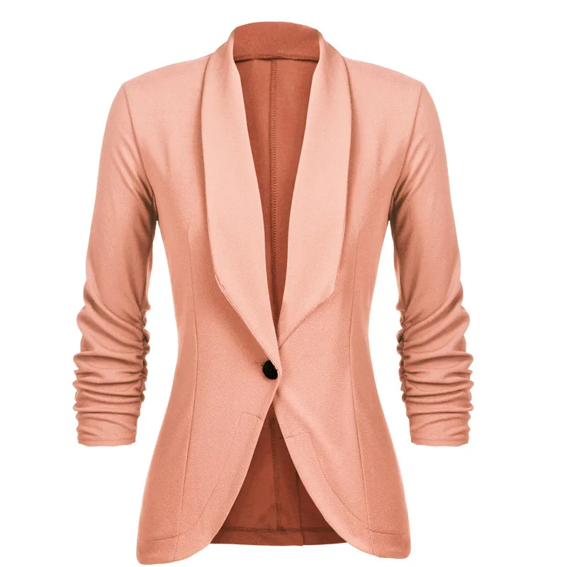 Модный тонкий шифоновый пиджак Feminino женская одежда летние костюмы на одной