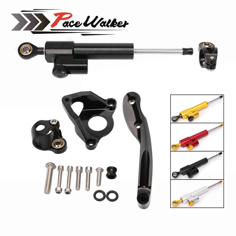 

Free shipping Motorcycle Adjustable Steering Stabilize Damper Bracket Mount Kit For HONDA CBR600RR 2007-2016