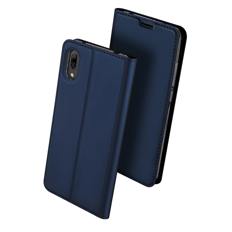 Чехол для Huawei Y7 Pro, роскошный чехол-книжка из искусственной кожи с подставкой, задняя крышка, чехол для Huawei Pro Enjoy 9, чехлы для телефонов