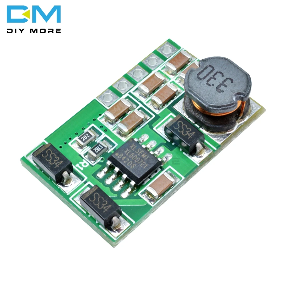 

Positive Negative Dual Step Up Boost Converter DC 3V~18V to 5V/6V/9V/12V/15V/24V -5V -6V -9V -12V -15V -24V Power Supply Module