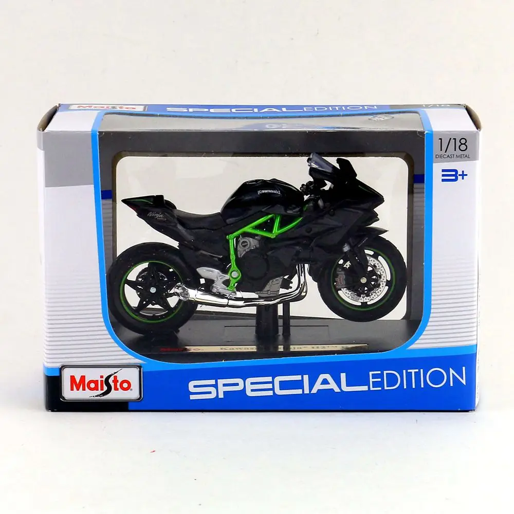 Maisto/Масштаб 1:18/модель мотоцикла под давлением/модель KAWASAKI Ninja H2R Supercross/нежный