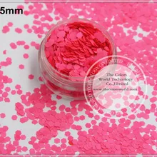 Tcf509 неоновый розовый Цвета 2.5 мм Размер устойчивы к воздействию растворителей блеск для ногтей Книги по искусству лака для ногтей или другие украшения DIY