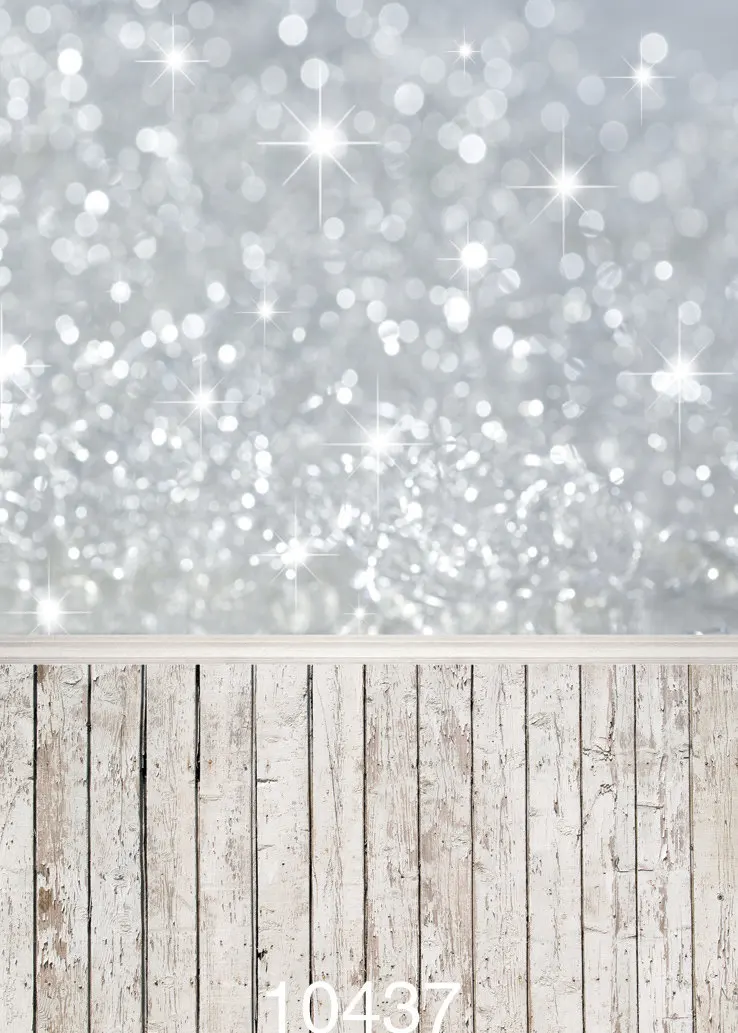 Рождественский Виниловый фон для студийной фотосъемки с серебряными золотыми блестками и деревянным полом для детей и новорожденных - Цвет: Светло-голубой