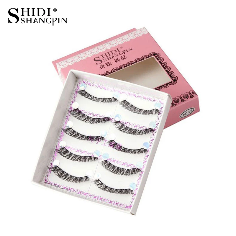 

good quality false eyelashes make up beauty fake eye lashes extension lashes AC25 hand made natural long eyelash maquillage cils