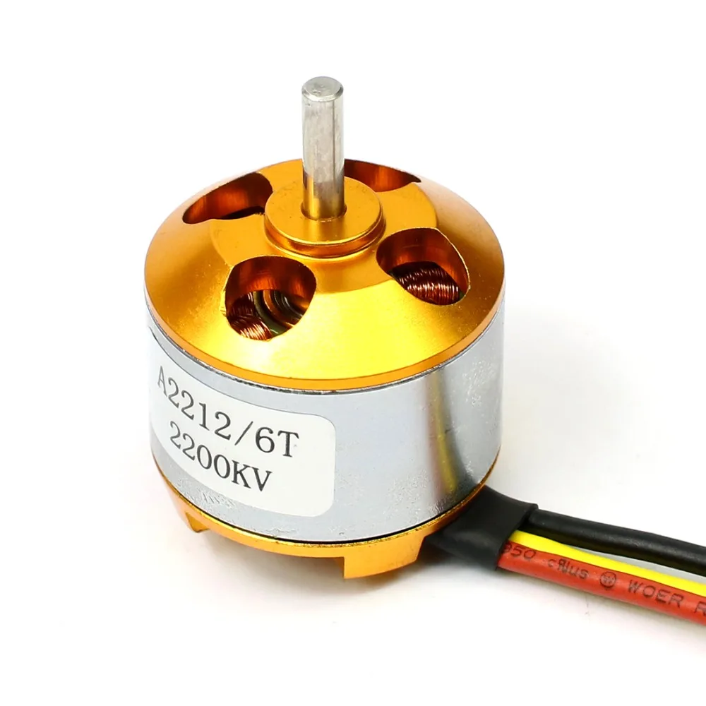 F02048 A 2212 A2212 2200KV бесщеточный мотор с внешним ротором 6T для радиоуправляемого