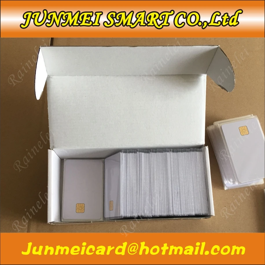 Kontakt IC Smart Card Inkjet PVC Blank 5PCS SLE4428 Chip Magnetstreifen 