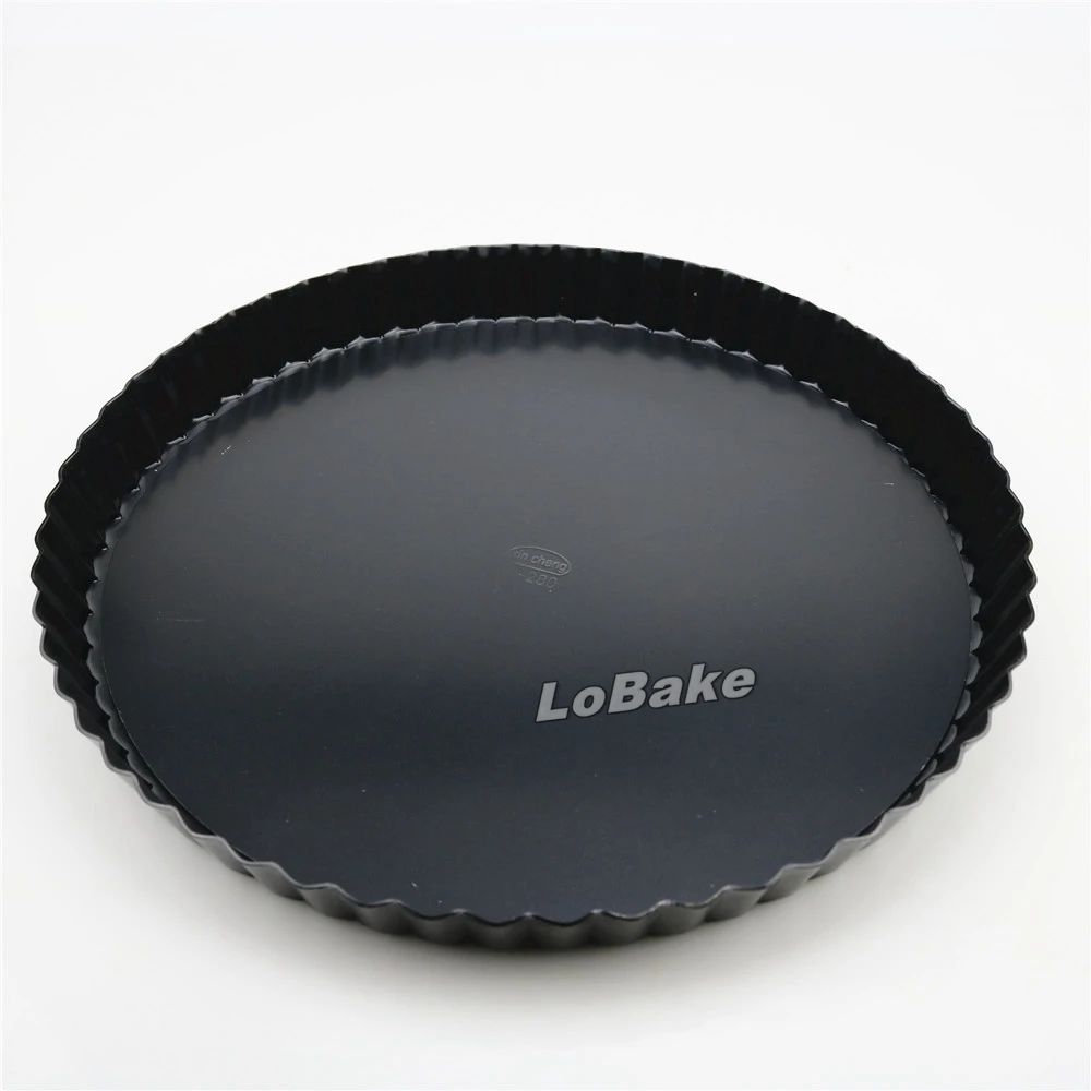 11 inches movable bottom nonstick chrysanthemum wavy wall pie pan pizza stone pancake mold cheesecake tray DIY bakery tools