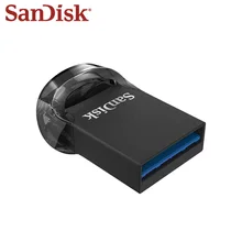 SanDisk FIT USB флеш-накопитель USB 3,1 CZ430 Флешка 128 Гб 64 ГБ 32 ГБ 16 ГБ мини-накопитель до 130 МБ/с./с u-диск