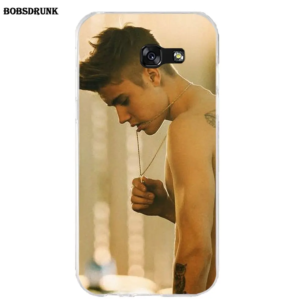 EJGROUP For Samsung Galaxy A3 A5 A7 J1 J2 J3 J5 J7 2015 2016 2017 Soft Cover Handsome Justin Bieber