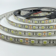 Водонепроницаемый LED Strip Light SMD 5050 Гибкий Свет 5 М 300Led 12 В Белый/Теплый белый/Красный/зеленый/Синий/Желтый Полосы лампа