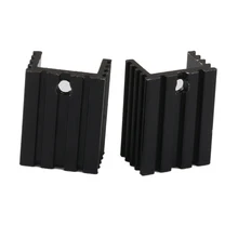 2 шт. 20*15*10 мм U Тип кулер радиатор алюминиевый теплоотвод для до-220 7805 аксессуары для систем охлаждения ноутбуков Аксессуары