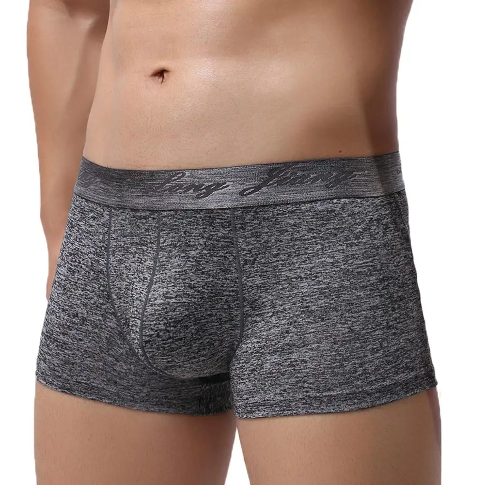 

Men Sexy Boxer Soft Bulge Pouch Breathable Underwear Male Comfortable Panties Underpants Cueca Boxershorts Homme