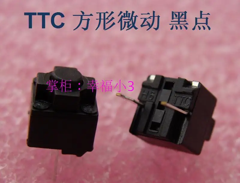 

10pcs/lot 100% original TTC square mouse micro switch middle button of deathadder life 8,000,000 times