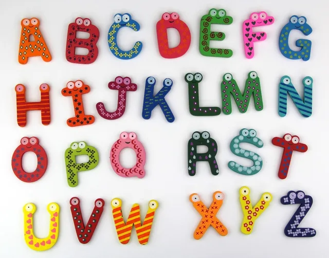 Uni Kids Educational Toy Wood Letters Alphabet Learning Fridge Uni Kids Educational Toy Wood Letters Alphabet Learning Fridge