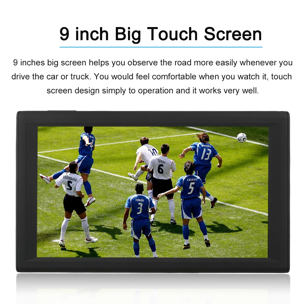 

Car Tablet GPS Navigation 9 Inch Car Multimedia Player Android 16GB Portable Car Stereo Audio Player Free Europe Map