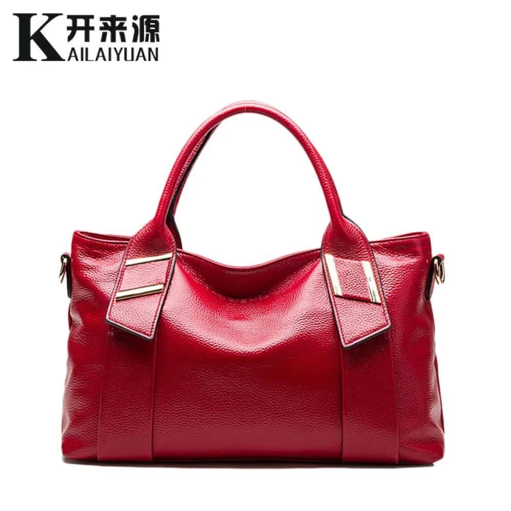 

SNBS 100% Genuine leather Women handbags 2018 New Brand Women Shoulder Bags ladies Casual Tote Top-Handle Women Messenger Bag
