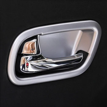 

For Infiniti QX80 2013-2018 LHD ABS Car inner door Bowl protector frame Cover Trim sticker Car accessories styling 4pcs