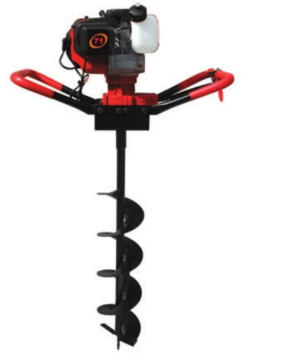 2 Stroke 71cc Earth Auger Post Hole Digger Borer 3*Drill Fence+Extension Pole UK