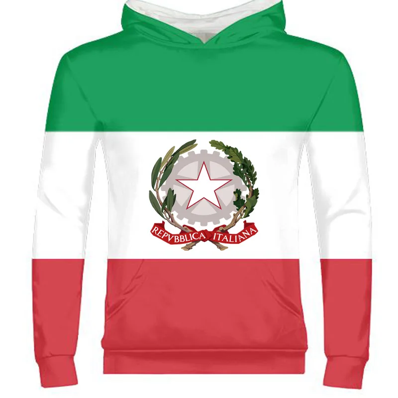Итальянский мужской индивидуальный номер на молнии, свитер на молнии с надписью «ita», итальянский флаг, Италия, колледж, фото текст, одежда для мальчиков - Цвет: 1002