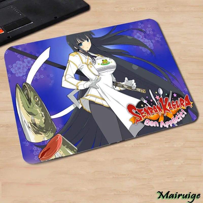 Популярный резиновый коврик для мыши Mairuige ПК и игр в стиле аниме Senran Kagura