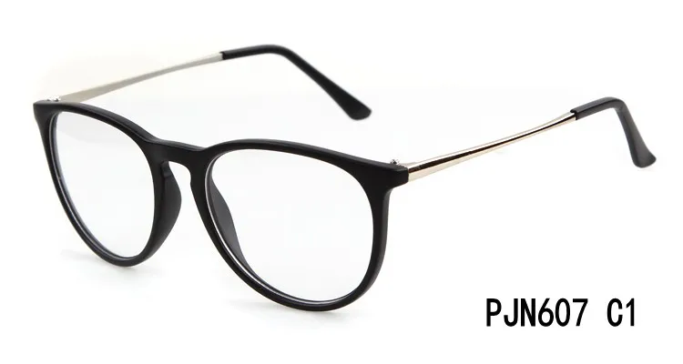 Новые Модные Дамские стеклянные очки es для женщин и мужчин, очки для глаз es, прозрачные линзы, стеклянная оправа, фирменный дизайн, простые очки для глаз es gafas feminino gafas - Цвет оправы: 1