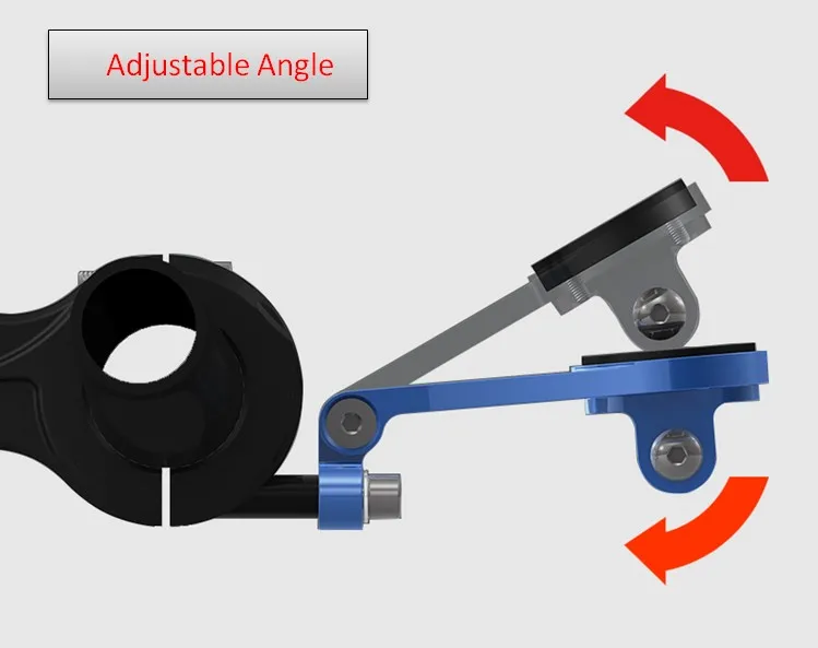 

Adjustable Aluminum Alloy GPS Bracket for iGPS GARMIN Edge Arm Rest 22.2mm Computers Holder with Gopro mount