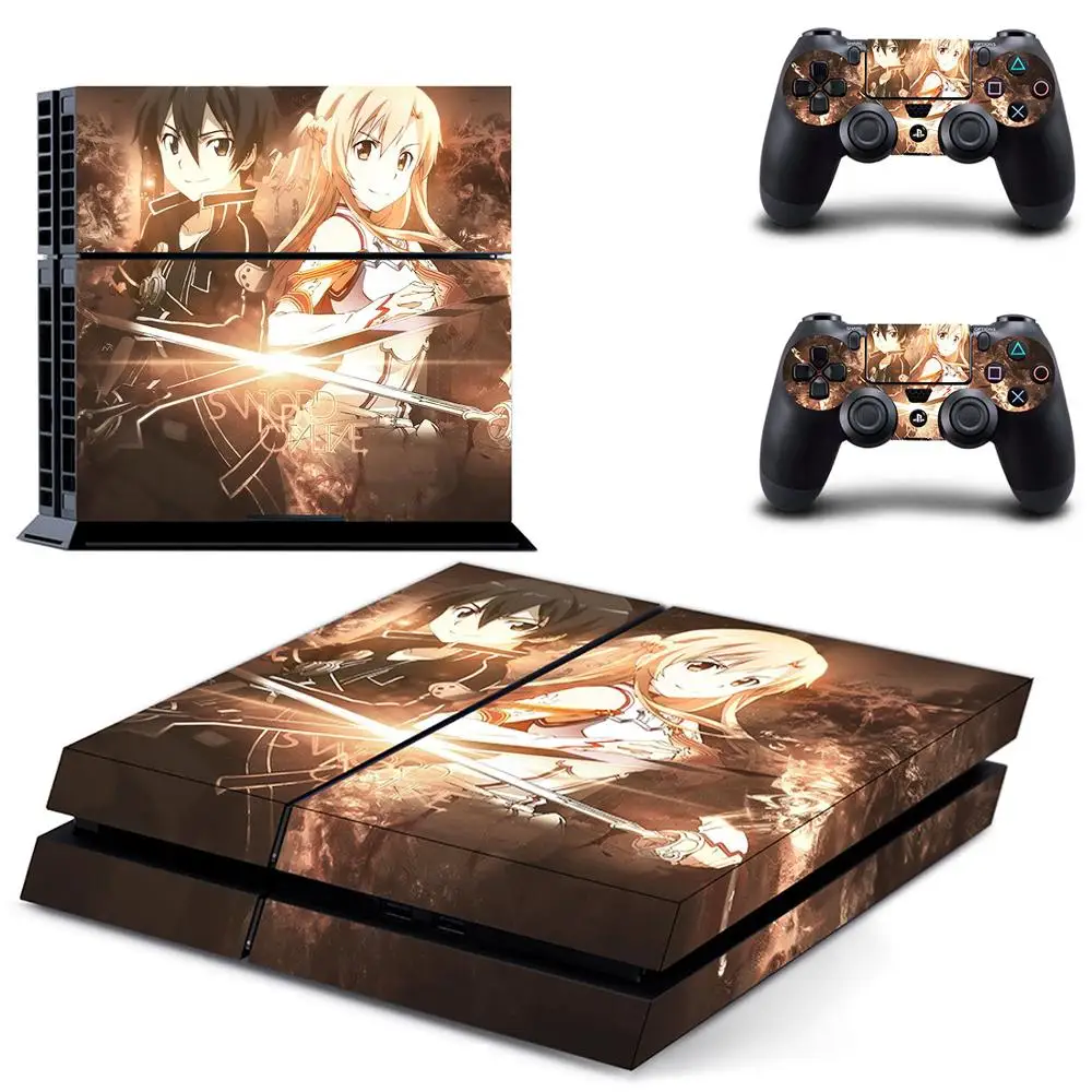 Наклейка JIAYOLIVE для консоли Sony Playstation 4 и 2 контроллеров|Наклейки| |