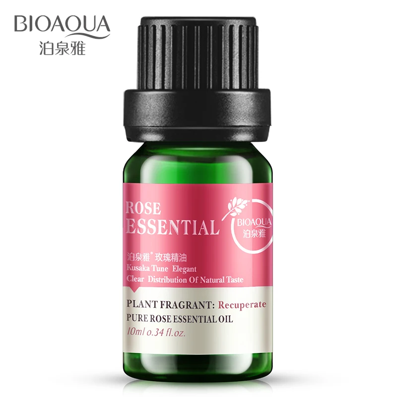 

10ml BIOAQUA Natural Rose Oil Plants Aroma Oil Women Pure Essential Oils Rose Moisturizer Shrink Pores Anti Aging Anti Wrinkles