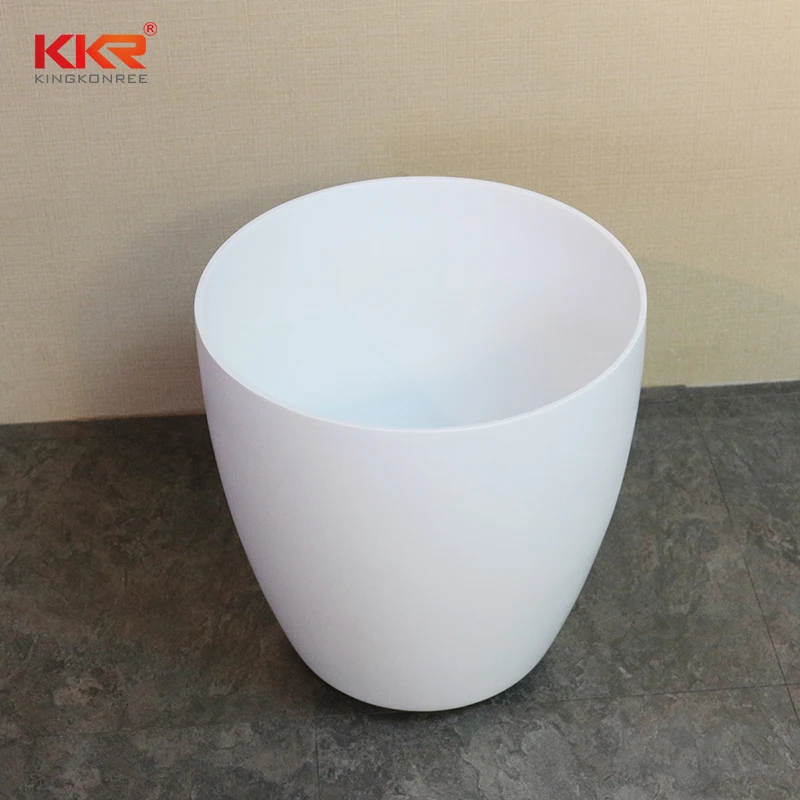 

KKR solid surface material artificial stone table top wash basin KKR-1056