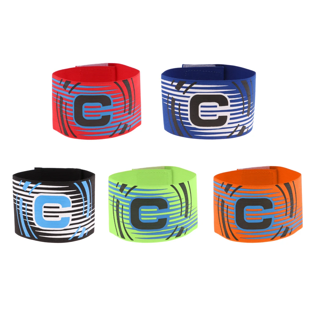 Football Soccer Captain Armband Magic Sticker and Anti-drop Design for Adult and Youth Multiple Sports 