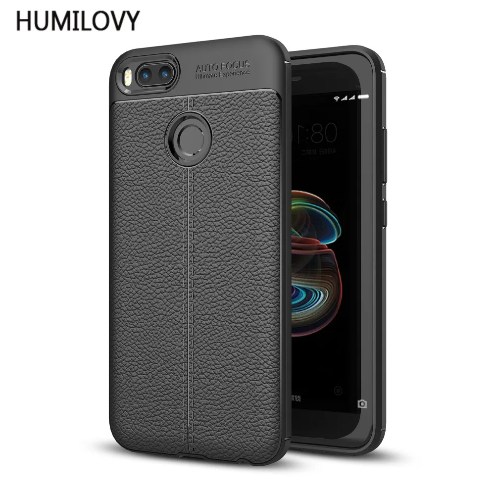 

For Xiaomi Mi A1 Case 5.5inch Soft TPU Silicone Cases Shockproof Leather Cover for Xiaomi Mi 5X Mi5X Back Cover mi a1 Phone Case