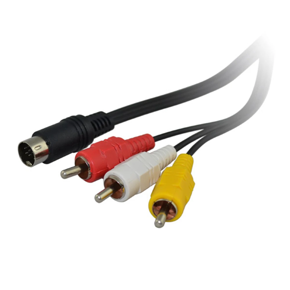Высококачественный av-кабель 9 pin аудио видео для SEGA Mega Drive 2 Genesis 2 и для Mega Drive 3 Genesis 3