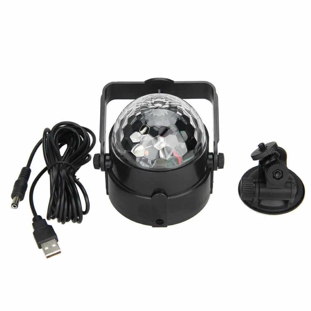 6LED красочный автомобиль для включения музыки Интерьер свет Авто DJ диско свет лампы