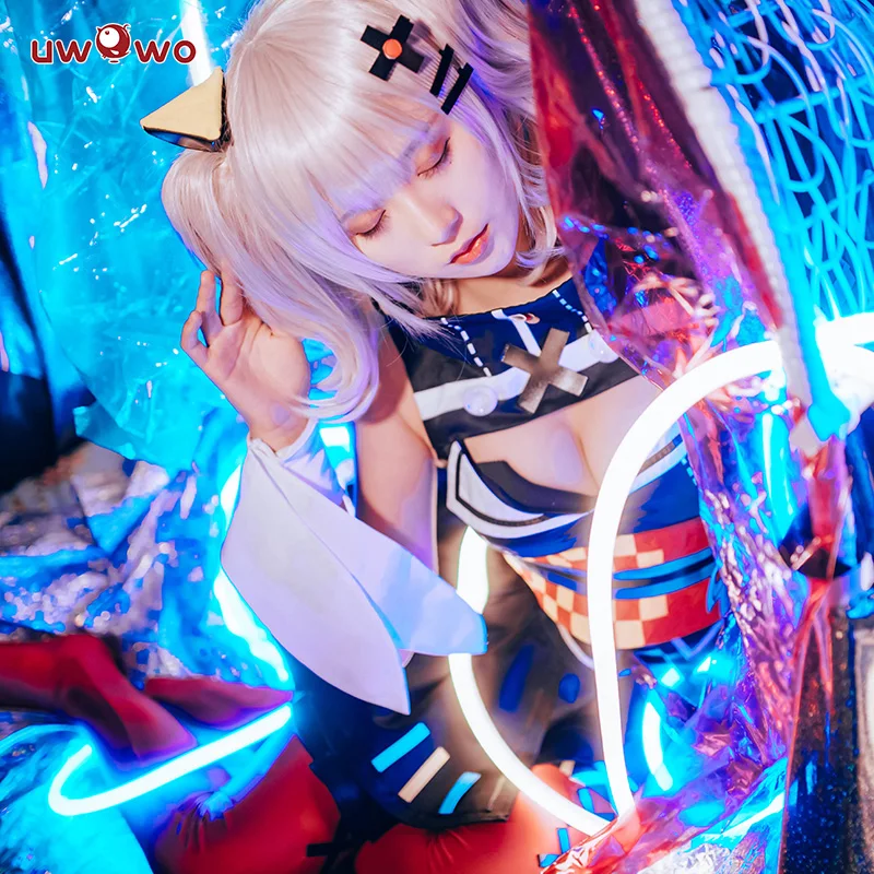 Женское платье кимоно Kaguya Luna черное для косплея| |