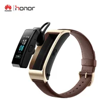 Huawei Smartband huawei talkband B5 смарт-браслет сердечного ритма трекер вызов с Bluetooth Сенсорный экран Sleep Monitor