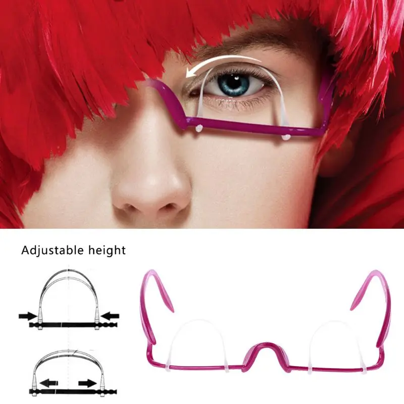 

Pink Double Eyelid Trainer Double Fold Eye Lid Training Exercise Glasses Makeup Tool Charming Eyes Gift Cosmetics Beauty Tool