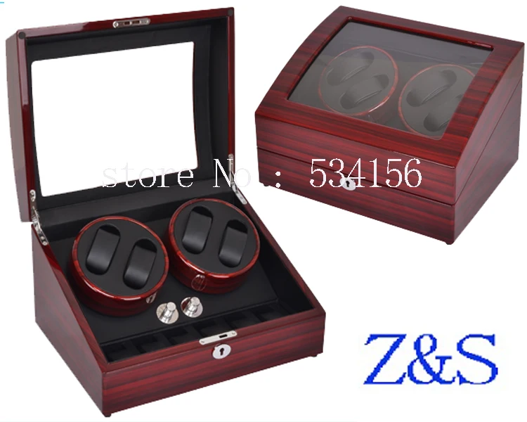 Деревянная намотка для часов с высоким блеском 4 + 6 дюймов|watch winder motor|watch lcdwinder watch