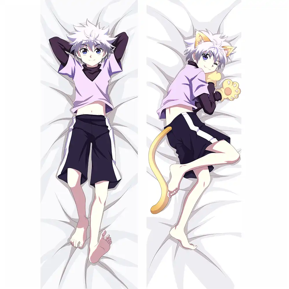 Funda de almohada de Anime Hunter X Hunter Killua Zoldyck & Kurapika