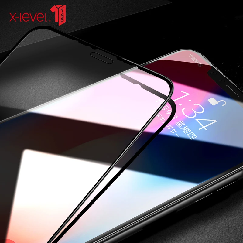 

X-Level 3D Tempered Glass for IPhone 7 8 X XS XR Full Cover Film Tempered Glass Screen Protection for IPhone X XS Max