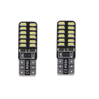

10pcs T10 Canbus Led 24led 3014smd T10 Led Canbus Car Smd Light W5w Led 194 T10 24smd Canbus Led Bulb CZ