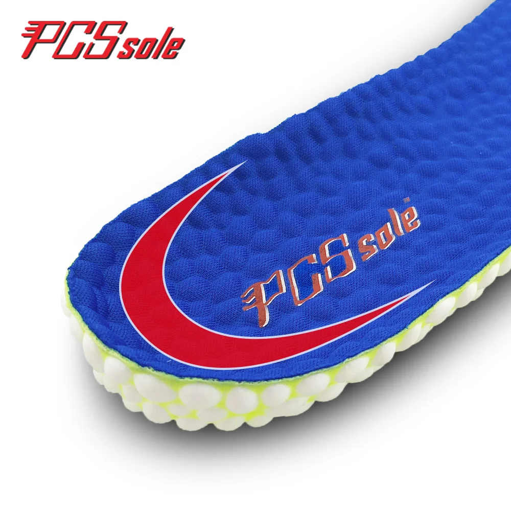 PCSSOLE Breathable Insole Orthopedic Sports Insole Deodorant Shock Lightweight Unisex Sports Fitness Accessories Insole C1007