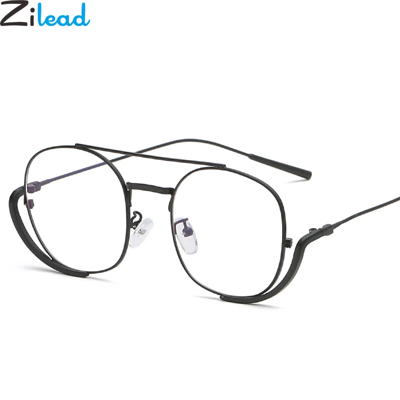 

Zilead Polygon Glasses Frame For Boys&Girls Fashion Women&Men Metal Clear Len Glasses Optical Spectacle Glasses Eyeglasses