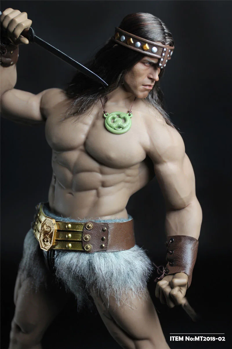 MR. TOYS MT2018-02 1/6 голова Конана лепим Arnold vision с бельевой моделью для 1" TBLEAGUE Muscle Body M35 Мужской Корпус